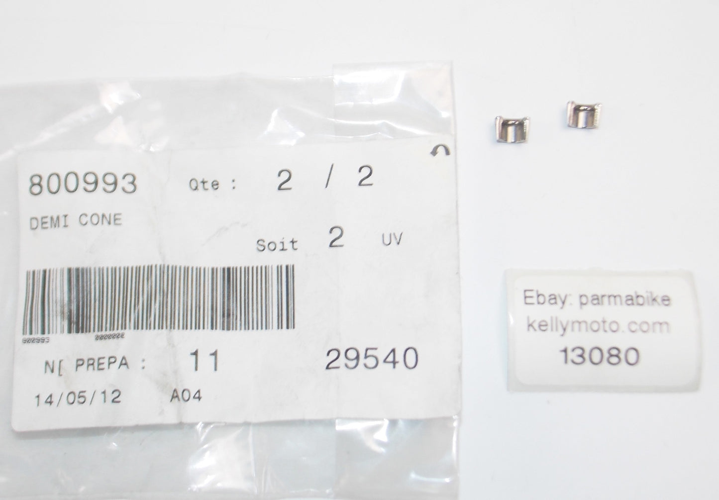 OEM PEUGEOT LXR 125 CYLINDER HEAD AND CYLINDER VALVE HALF CONE # 800993 - MotoRaider