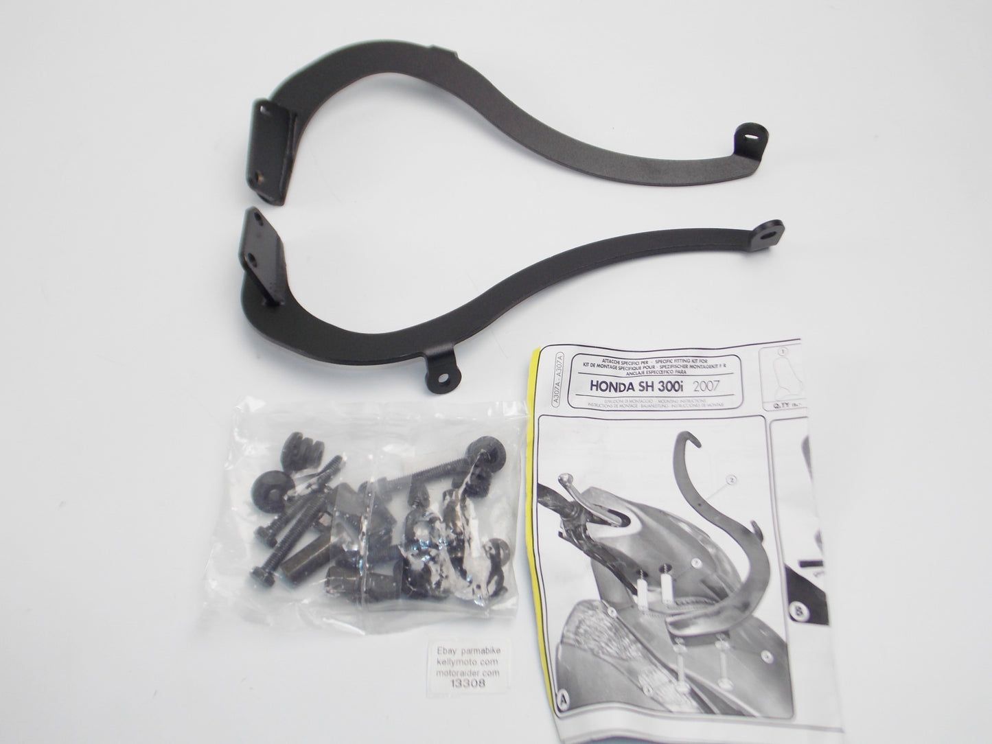 GIVI A307A-A307A HONDA 2007 SH 300i KIT WINDSCREEN WINDSHIELD MOUNT BRACKETS - MotoRaider