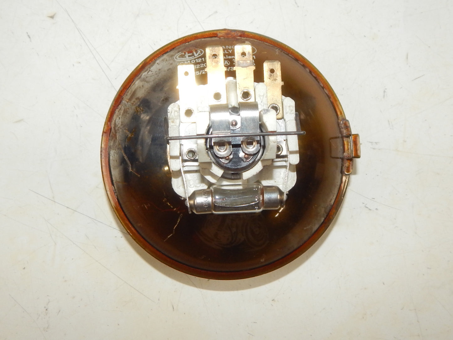 70's FANTIC MOTOR 125 TRIAL HEAD FRONT LIGHT CEV 105 BEAM RUBBER HOUSING VINTAGE - MotoRaider