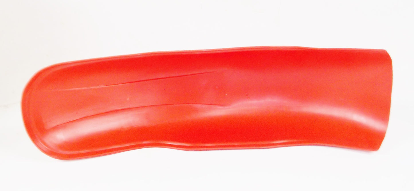 VINTAGE MOTOCROSS M.ROBERT 358 RED REAR FENDER L=22 1/2" W=6 1/2" BETA CAGIVA - MotoRaider