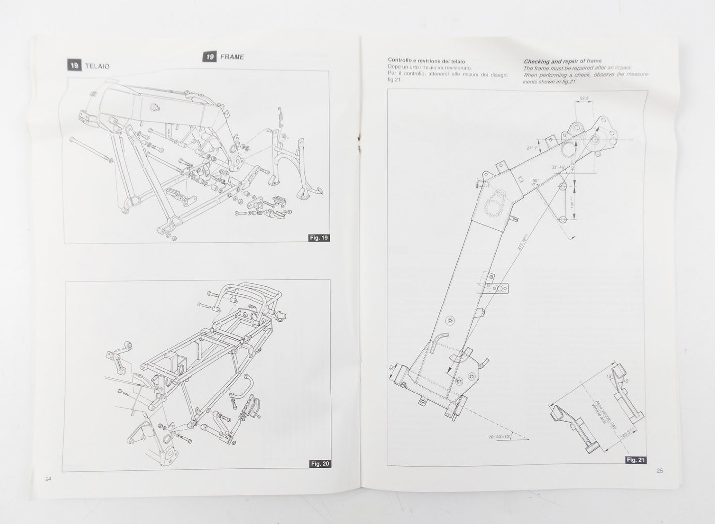 OEM 1992-1997 MOTO GUZZI QUOTA 1000 FUEL INJECTION WORKSHOP MANUAL BOOK 30920130 - MotoRaider