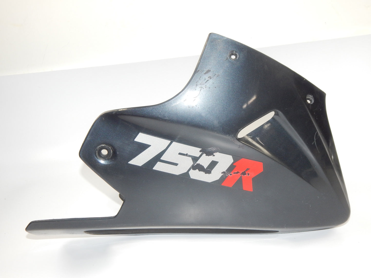 1986 KAWASAKI GPX 750-R UNDER BELLY LOWER FAIRING COWLING BLACK 55028-1130 - MotoRaider