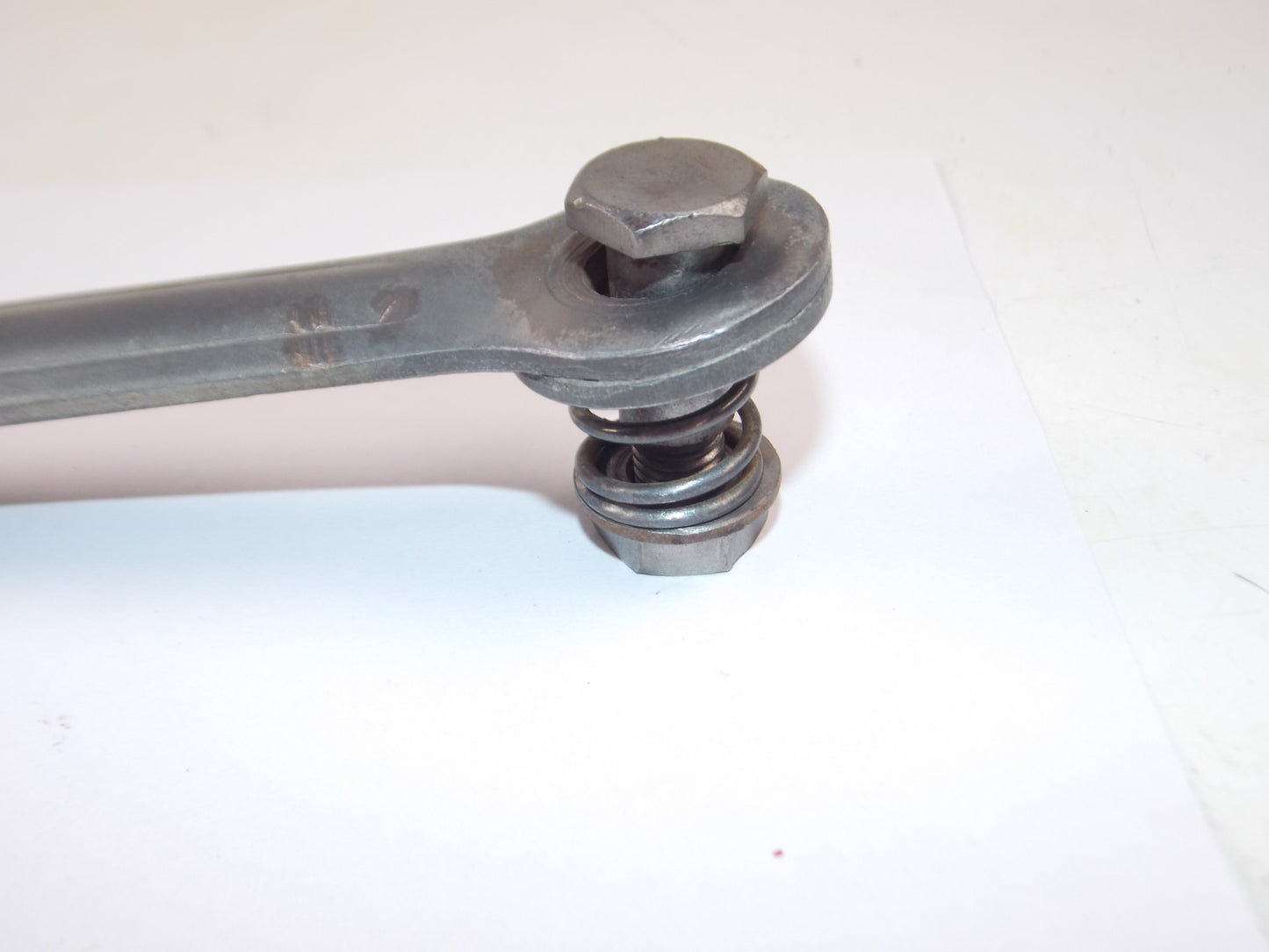 1950 HONDA CA 150 DREAM REAR WHEEL BRAKE PLATE ARM STAY - MotoRaider