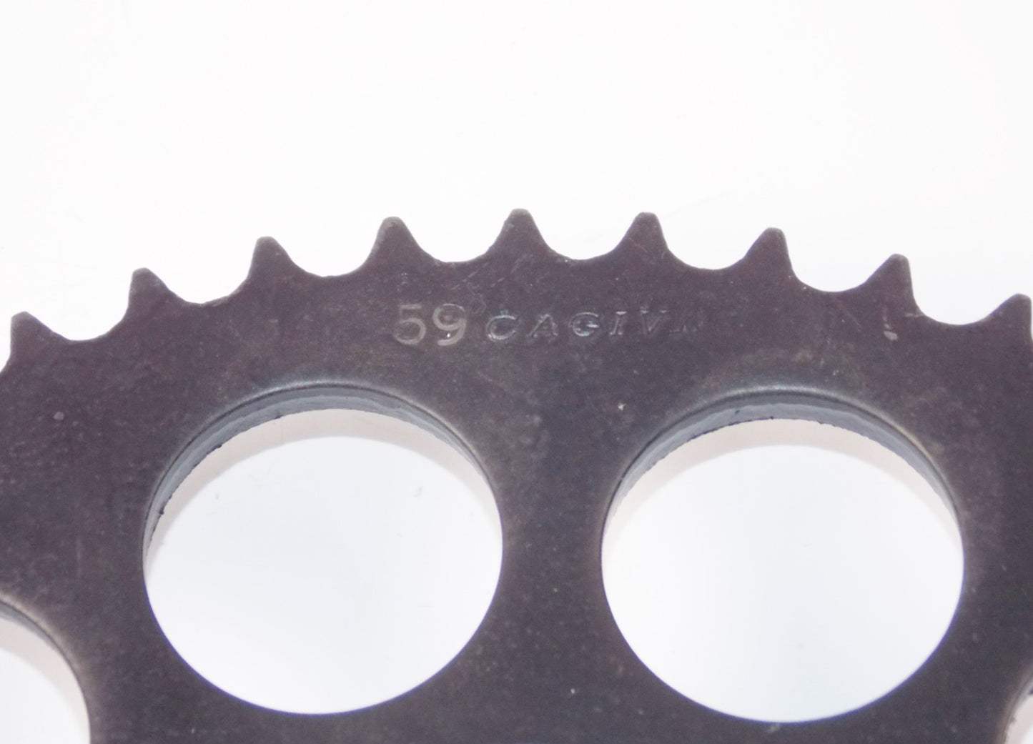 NOS OEM CAGIVA 1978 SST 125 REAR WHEEL DRIVE SPROCKET 59 TOOTH 800024450 - MotoRaider