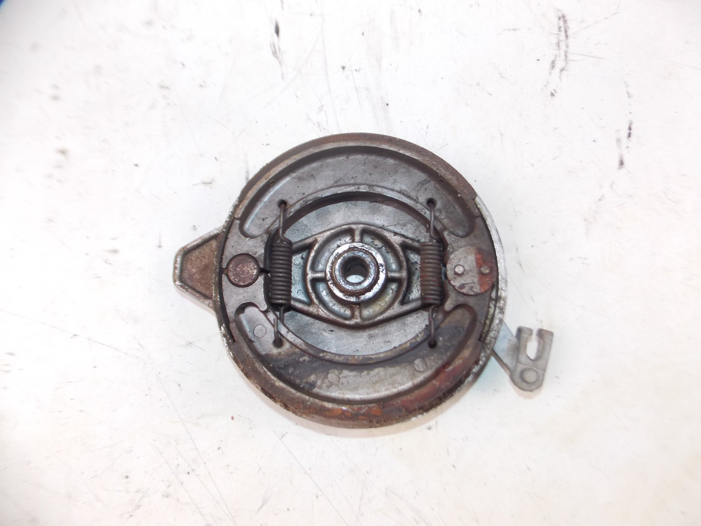 1970's HUSQVARNA FRONT WHEEL 21" AKRONT RIM SPOKES HUB BRAKE PLATE VINTAGE - MotoRaider