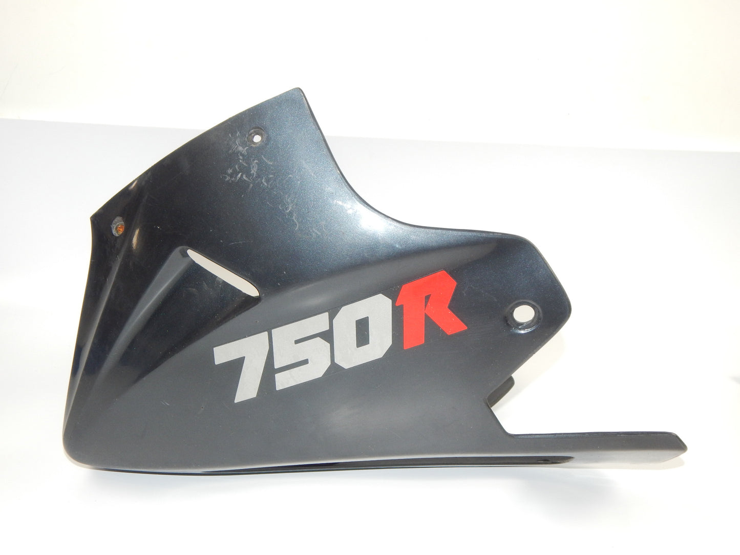 1986 KAWASAKI GPX 750-R UNDER BELLY LOWER FAIRING COWLING BLACK 55028-1130 - MotoRaider