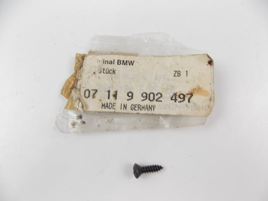 NOS OEM BMW 1978-1985 R100RT RECESSED OVAL HEAD SHEET-METAL SCREW 7119902497 - MotoRaider