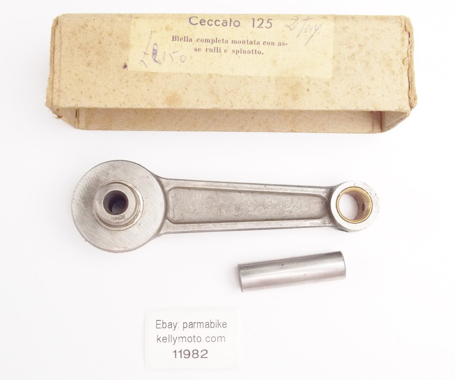 NOS CFM CONNECTING ROD + BEARING + PIN SET CPL. CECCATO 125 cc. 2-STROKE MOTOR - MotoRaider