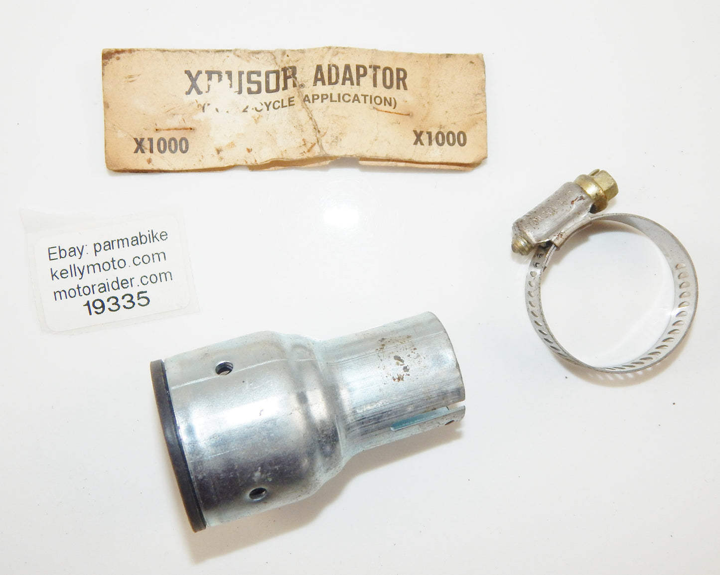 XDUSOR X1000 MOTORCYCLE EXHAUST SILENCER MUFFLER PIPE ADAPTER L=67mm VINTAGE - MotoRaider