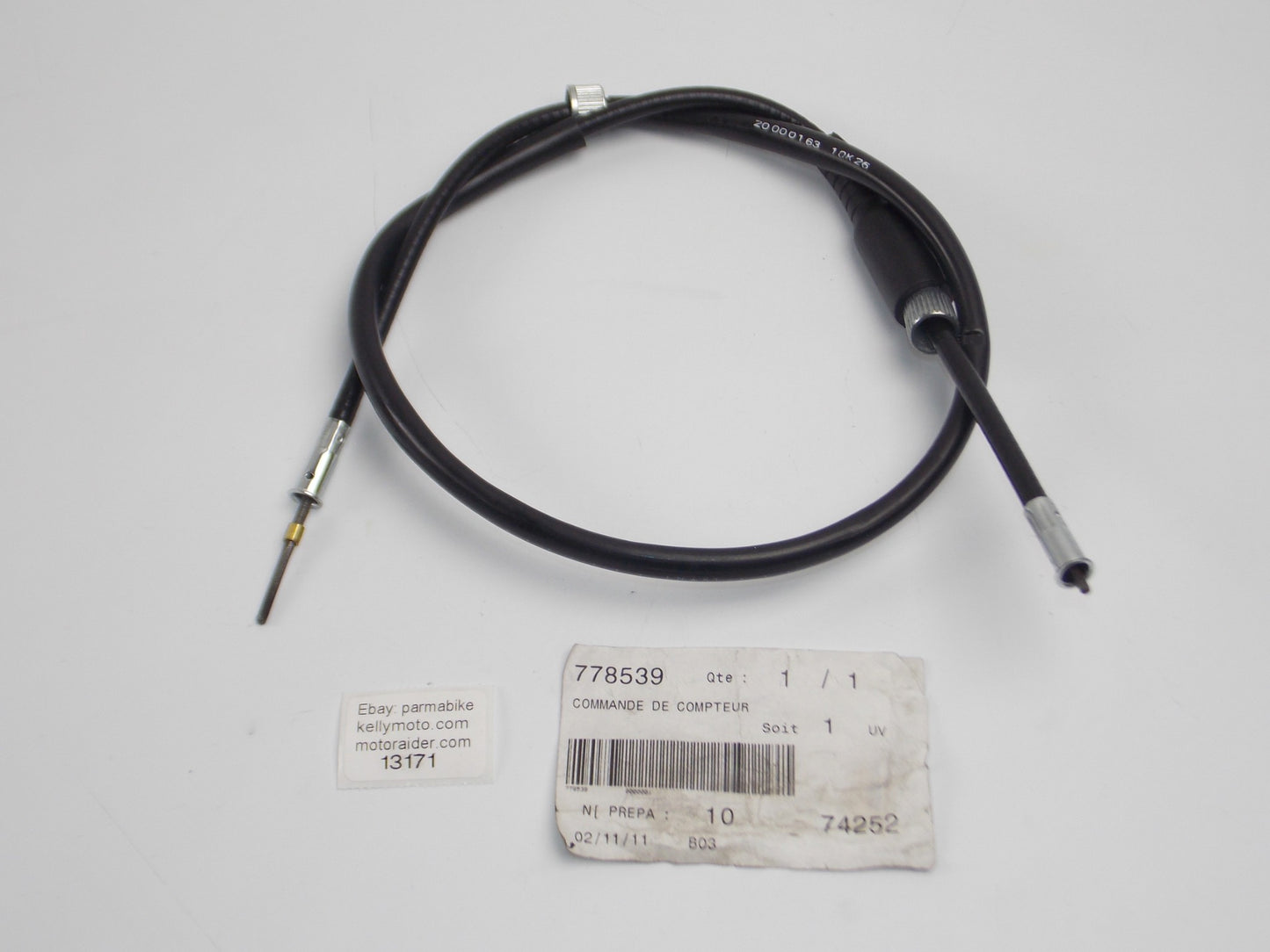 NOS OEM PEUGEOT 2010 KISBEE 50 SCOOTER SPEEDOMETER CONTROL CABLE 778539 - MotoRaider