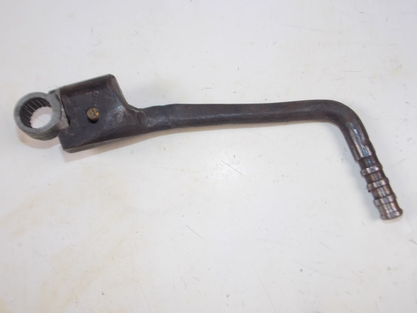 VINTAGE MOTORCYCLE KICK STARTER LEVER PEDAL L=200mm SPLINE D=18mm BETA 1970's - MotoRaider