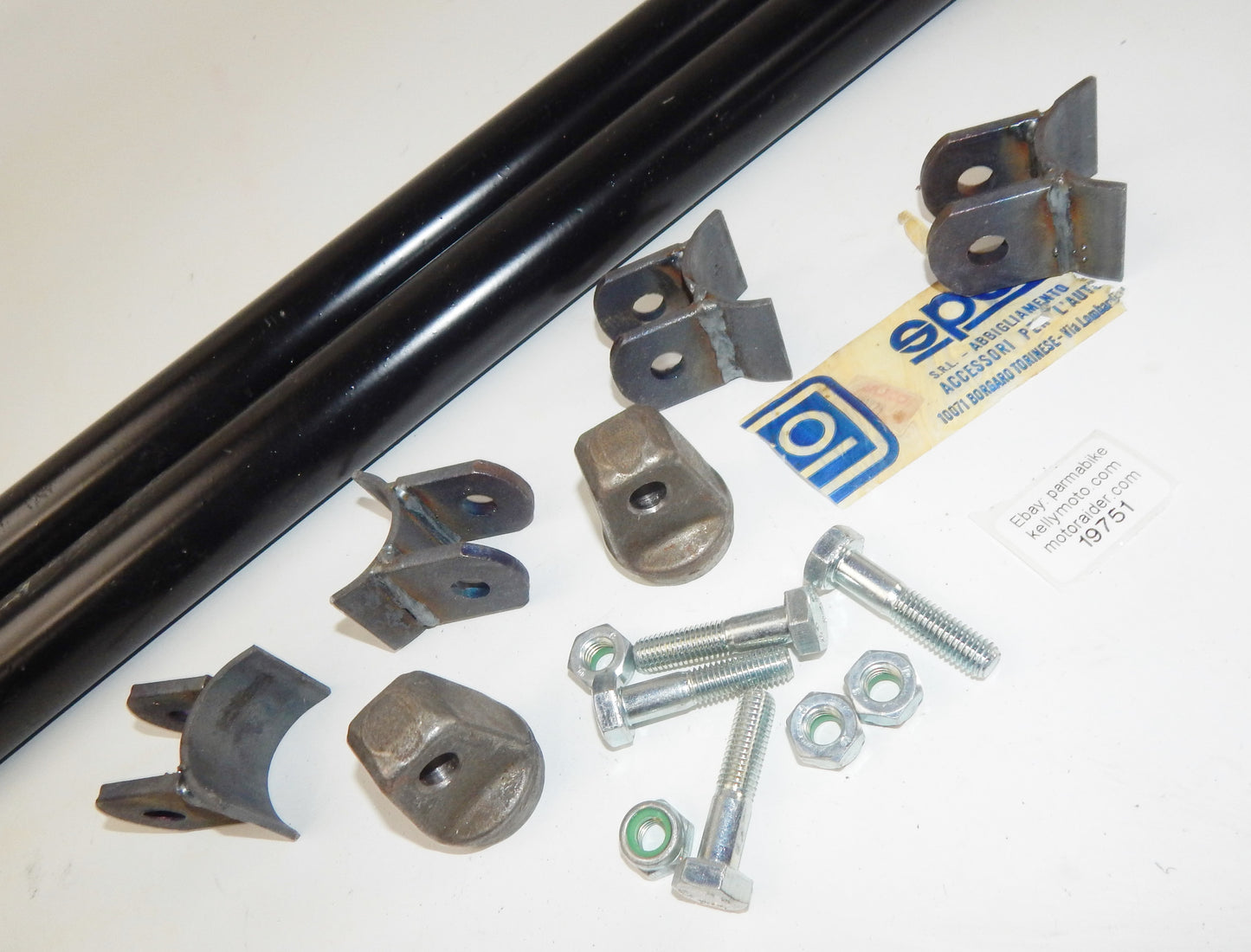 1980's SPARCO RACING 00721 ROLLBAR DOOR BARS L=114cm D=4cm VINTAGE FIAT LANCIA - MotoRaider