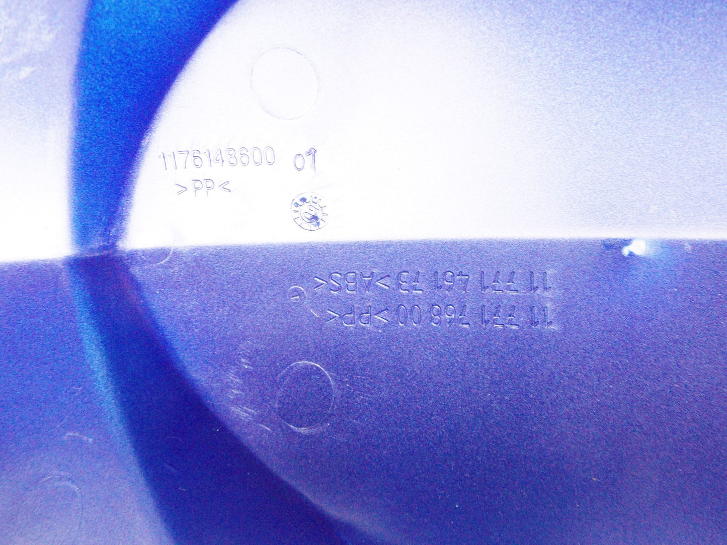 OEM PEUGEOT SCOOTER 50 LUDIX PRO 14P FRONT MUDGUARD BLUE 1176148600 | 771461BA - MotoRaider