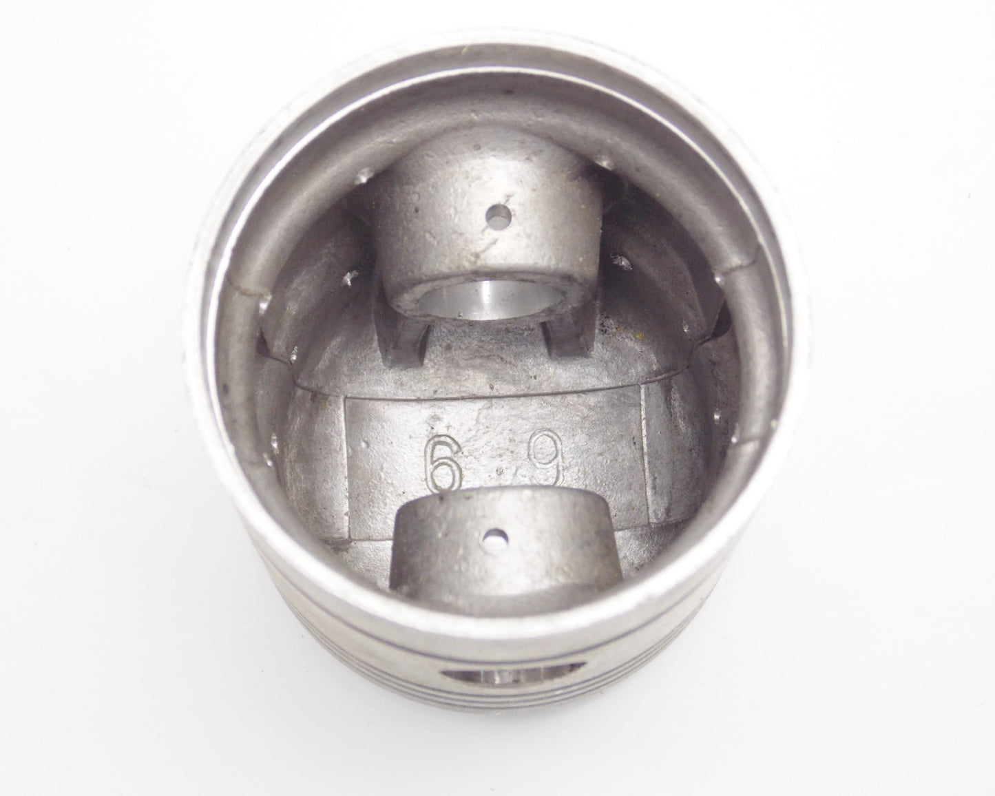 NOS DINAMIN PISTON + RINGS + PIN + CLIPS SET D. 54 mm MONDIAL 125cc - MotoRaider