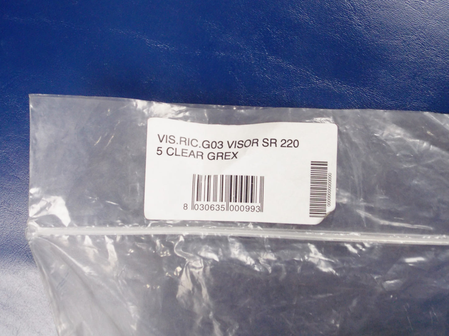 GREX HELMET VISOR SCREEN SHIELD CLEAR RIC. G03 VISOR SR 220 5 CLEAR - MotoRaider