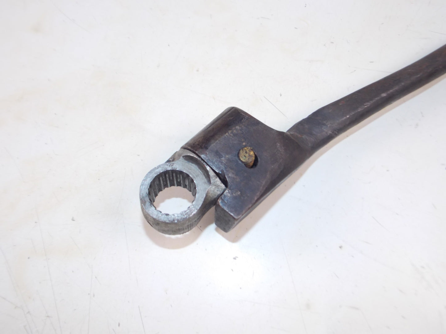 VINTAGE MOTORCYCLE KICK STARTER LEVER PEDAL L=200mm SPLINE D=18mm BETA 1970's - MotoRaider