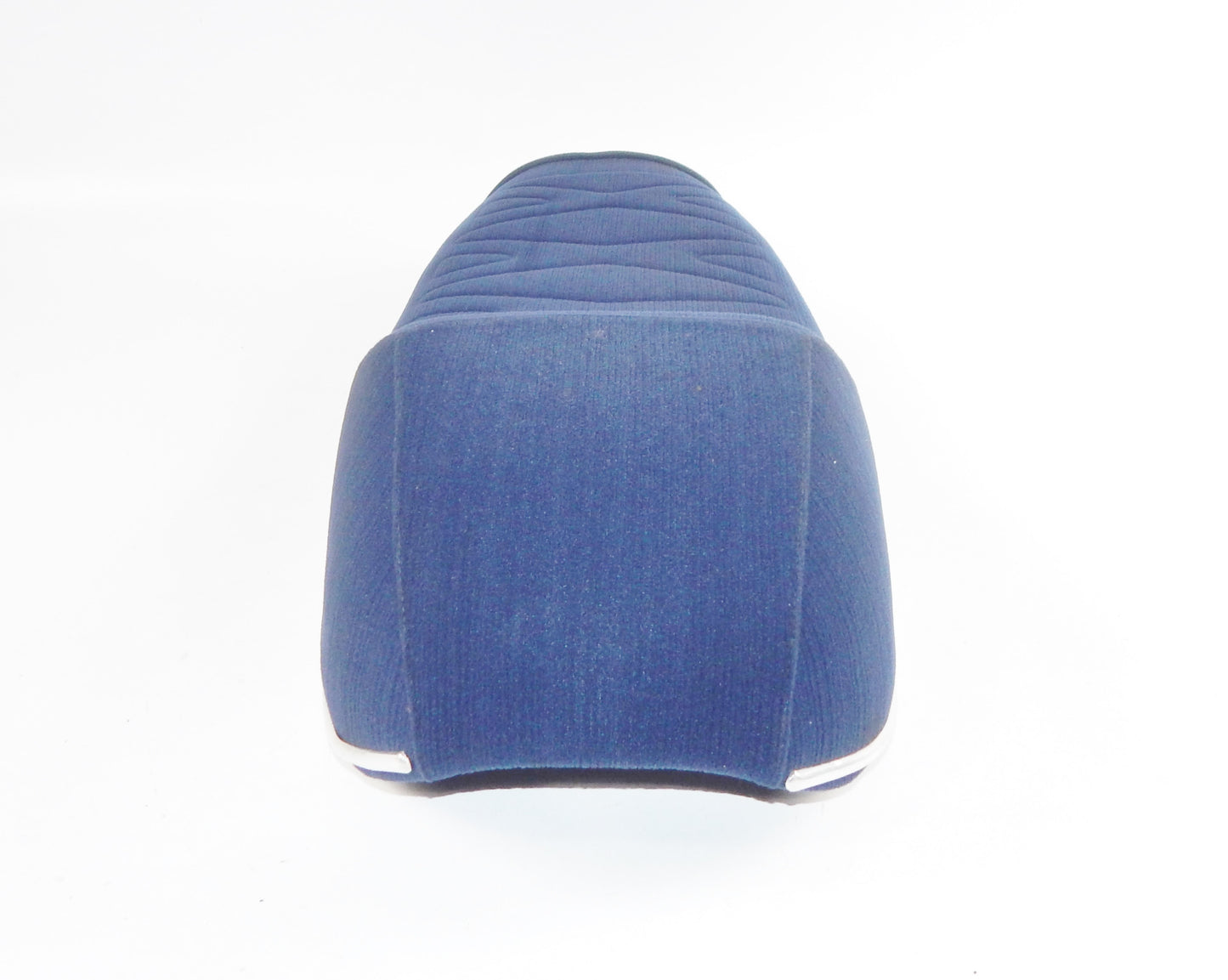 1970's SUZUKI GT550 GT380 CAFÉ RACER SUEDE SADDLE SEAT+POUCH L=25" W=11" VINTAG - MotoRaider