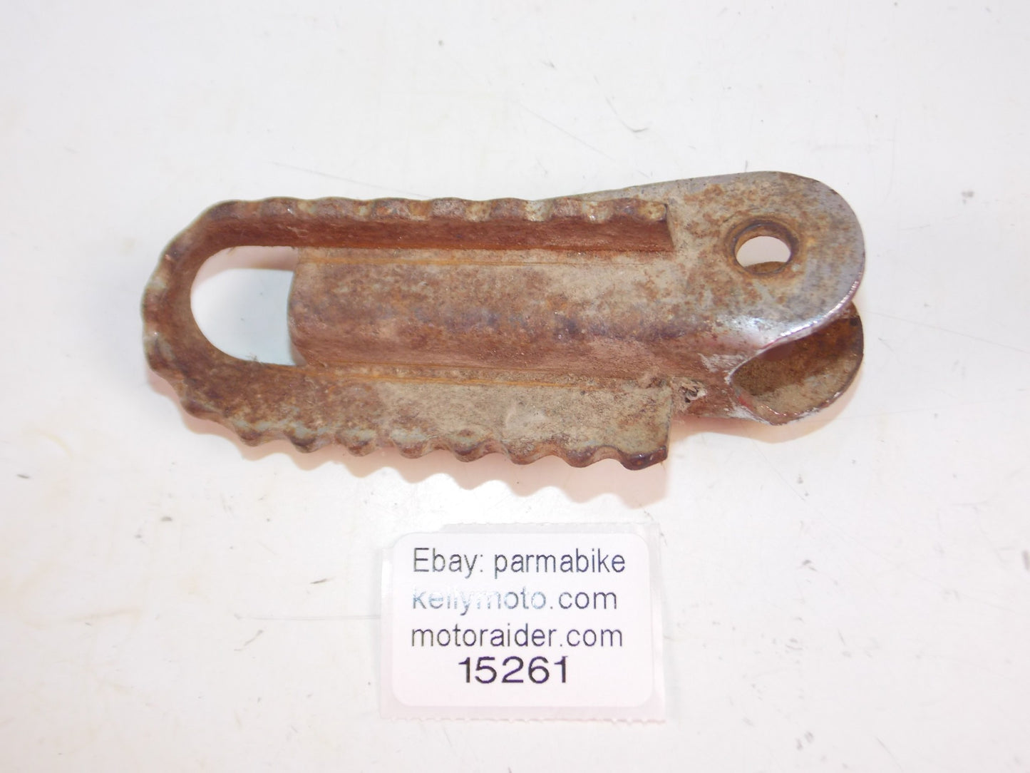 1976-1979 BETA CR RG 250 FRAME CHASSIS LEFT FOOT PEG STAND STAY VINTAGE RACING - MotoRaider