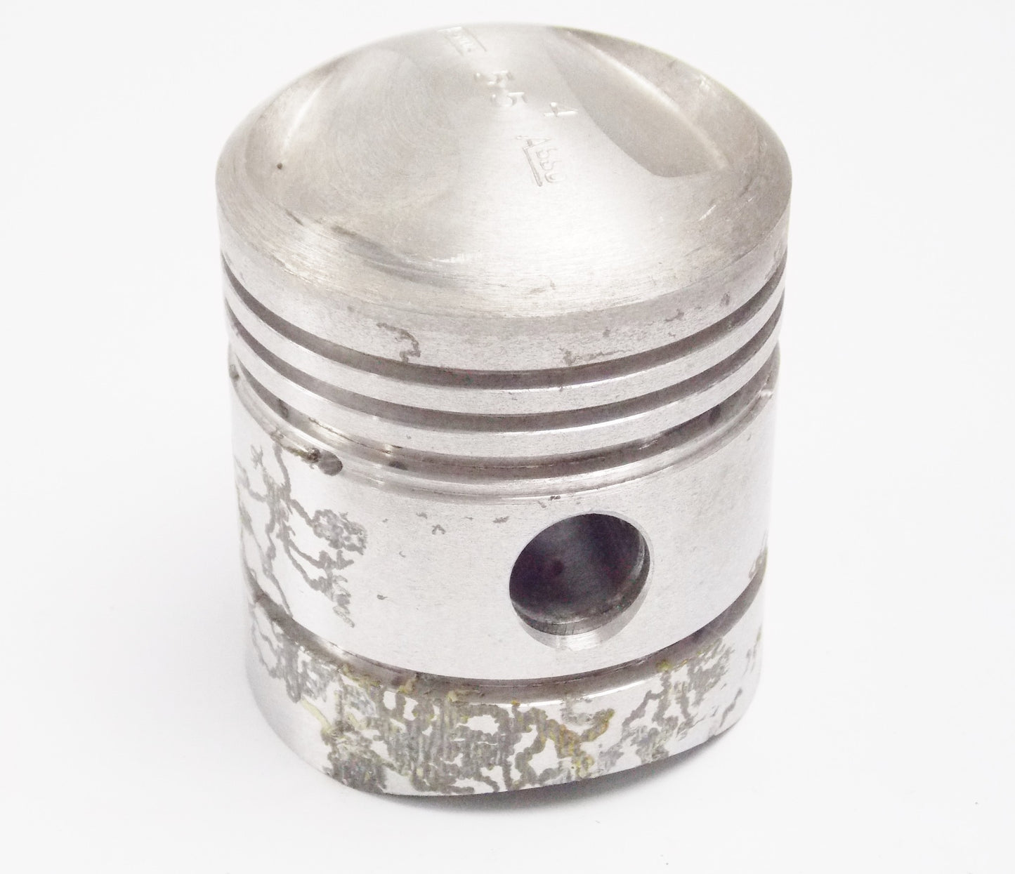 NOS ASSO WERKE PISTON+PIN+RINGS+CLIPS SET CPL 55.4 mm FB MONDIAL 125cc CHAMPION - MotoRaider