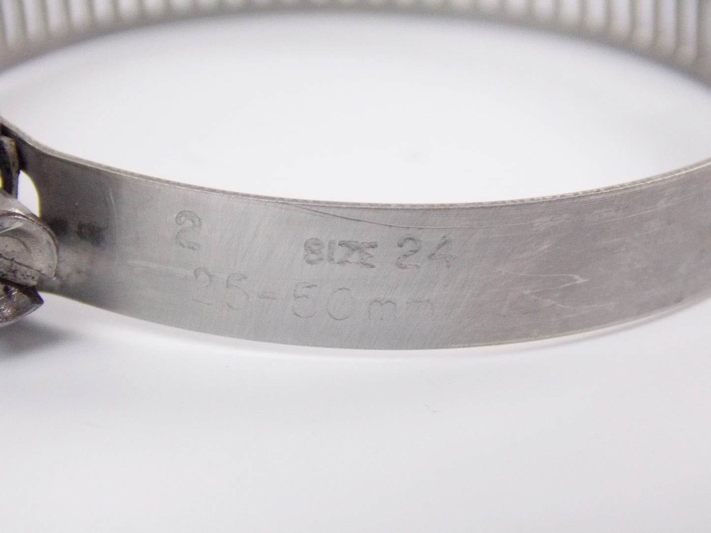 3 IDEAL 25-50mm PERFORATED BAND HOSE PIPE TUBE CLAMP MOTORCYCLE AUTOMOTIVE ATV - MotoRaider