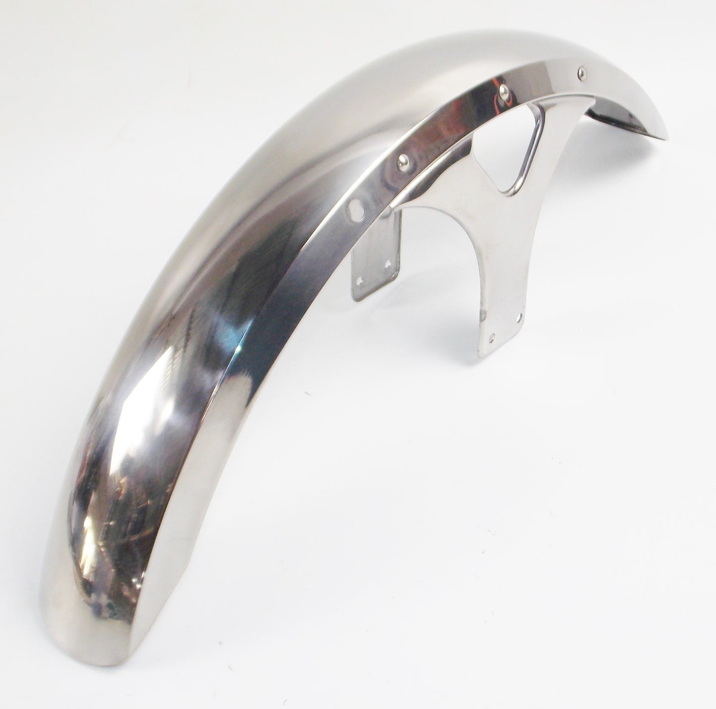LAVERDA LZ50 ZUNDAPP 1982 CS50 CHROME MUDGUARD FRONT FENDER 448-19.600 61401055 - MotoRaider