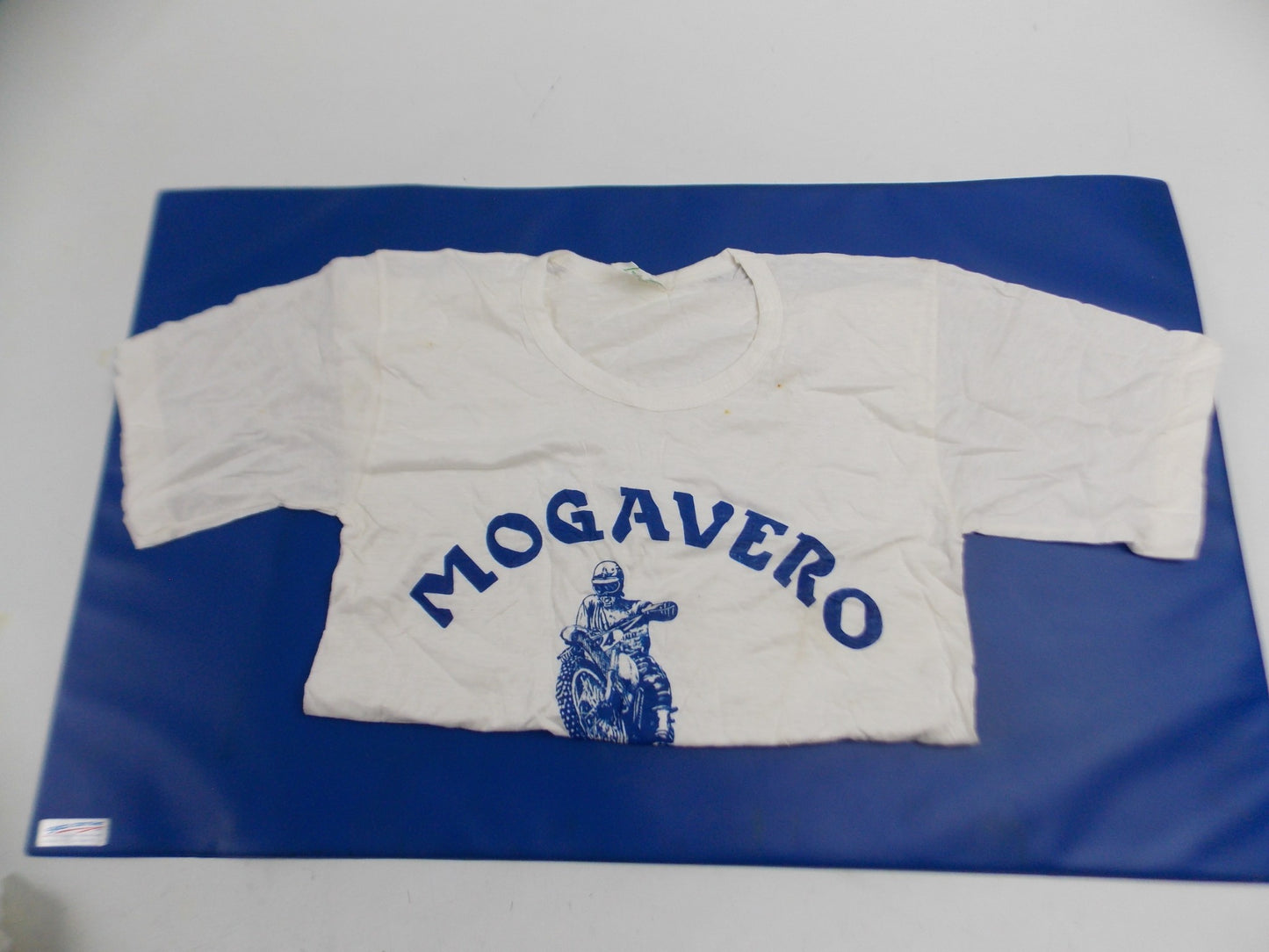 ITALY DEALER MOTOCROSS T-SHIRT WHITE SIZE S MOTORCYCLE RACING TEAM CAGIVA YAMAHA - MotoRaider