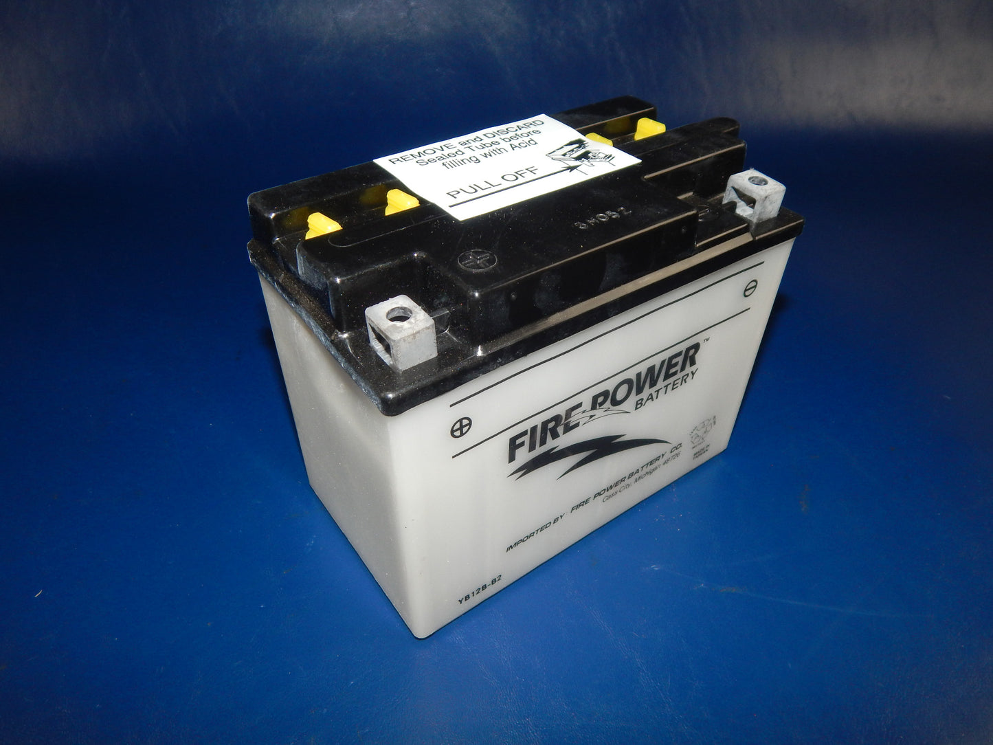 FIRE POWER MOTORCYCLES BATTERY YB12B-B2 SNOWMOBILE QUAD MOPED ATV - MotoRaider