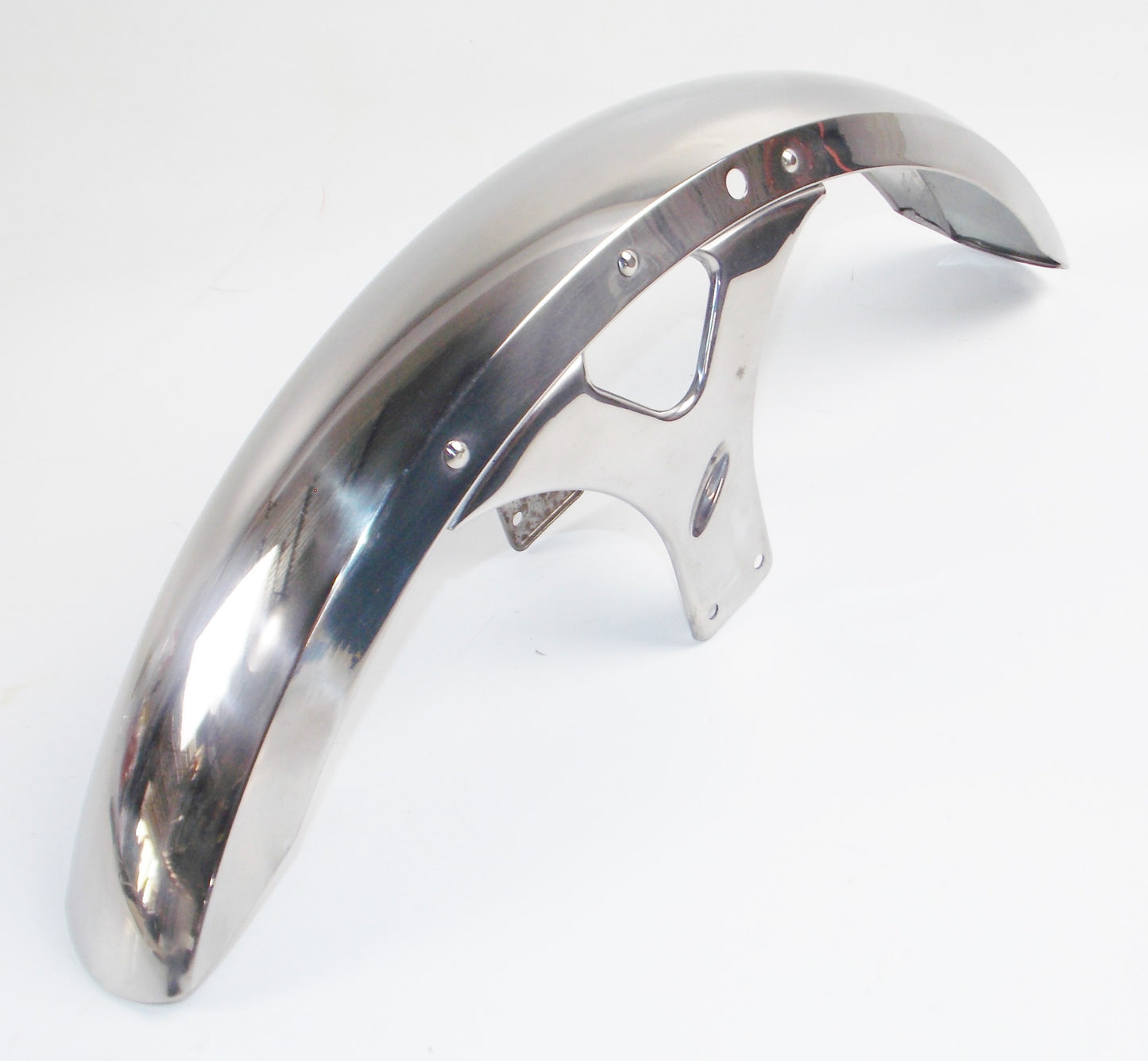 LAVERDA LZ50 ZUNDAPP 1982 CS50 CHROME MUDGUARD FRONT FENDER 448-19.600 61401055 - MotoRaider