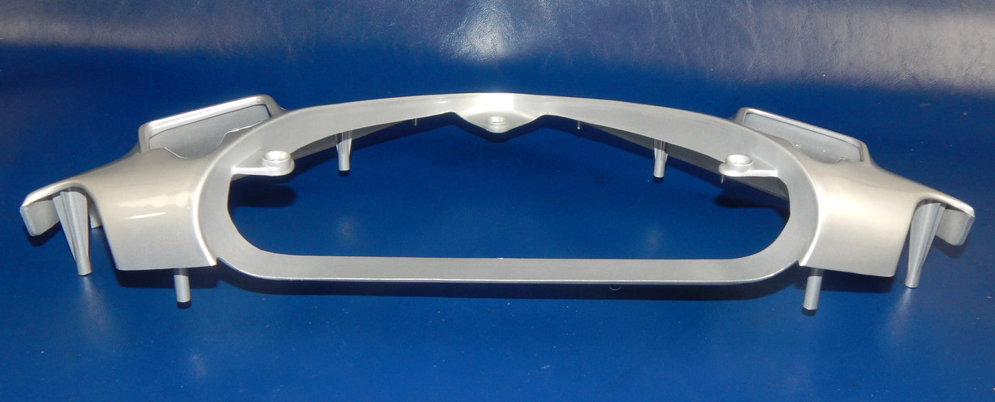 OEM MALAGUTIF12 2.5 DISC BRAKE UPPER HANDLEBAR FAIRING COVER POLISHED SILVER - MotoRaider
