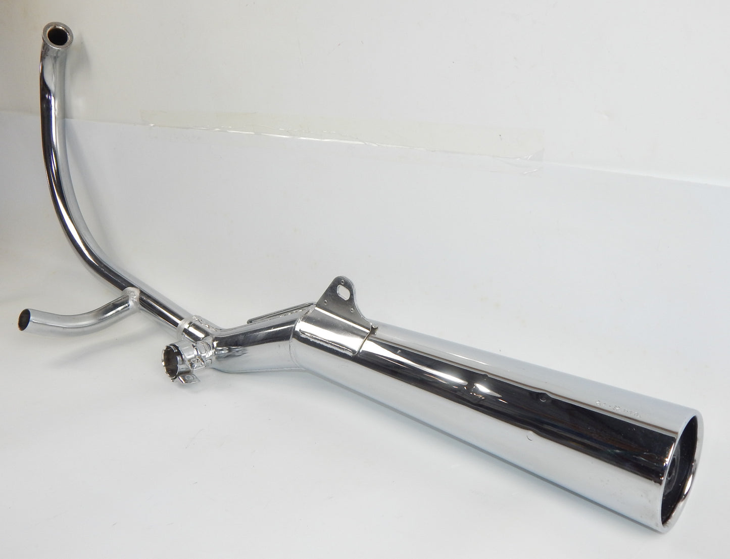 OEM YAMAHA 1982 XS400 RIGHT SIDE EXHAUST MUFFLER PIPE 12E-14721-00 VINTAGE - MotoRaider