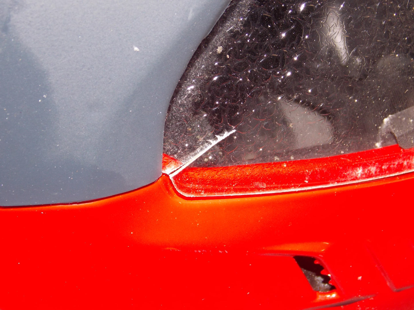 SCHUBERTH BMW MODULAR RED MOTORCYCLE HELMET SYS-3 CLEAR SHIELD VISOR SIZE 60-61 - MotoRaider
