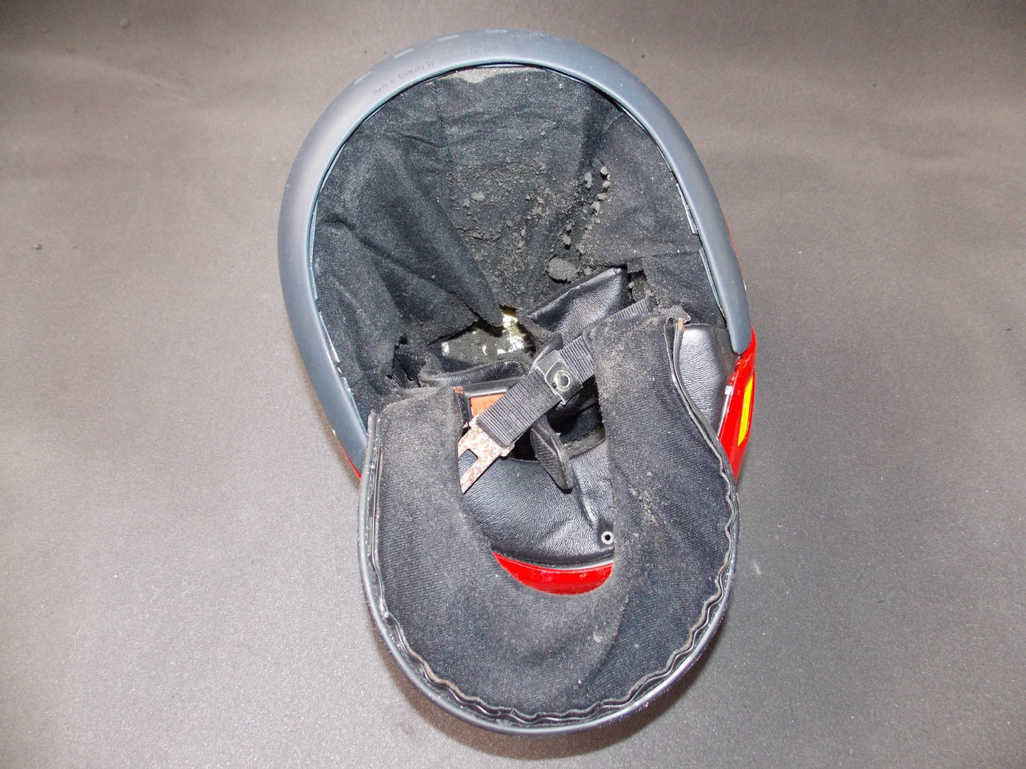 SCHUBERTH BMW MODULAR RED MOTORCYCLE HELMET SYS-3 CLEAR SHIELD VISOR SIZE 60-61 - MotoRaider