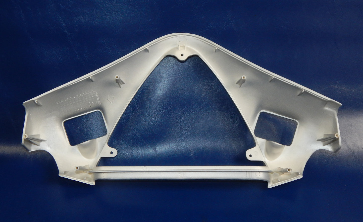 OEM MALAGUTIF12 2.5 DISC BRAKE UPPER HANDLEBAR FAIRING COVER POLISHED SILVER - MotoRaider