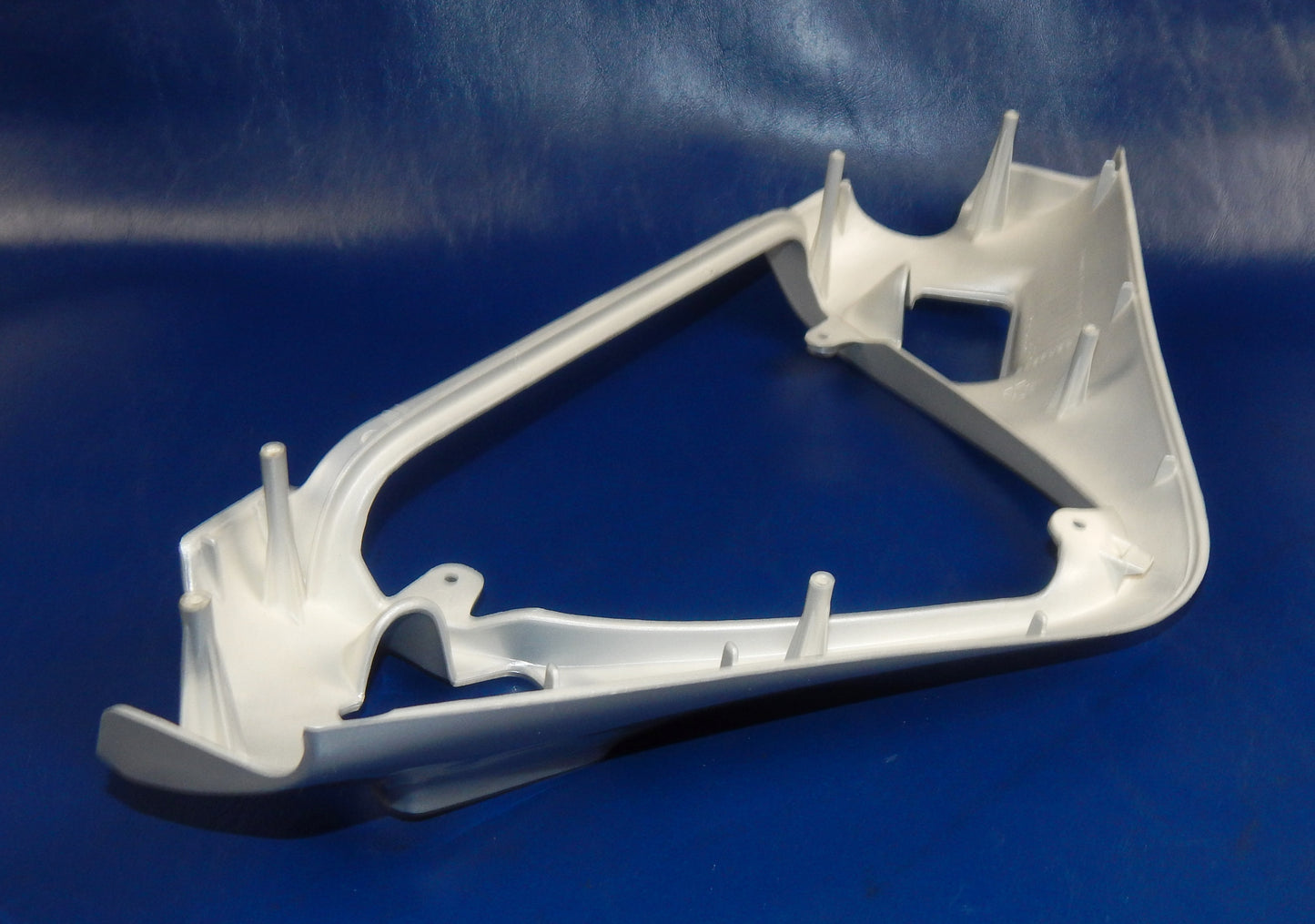 OEM MALAGUTIF12 2.5 DISC BRAKE UPPER HANDLEBAR FAIRING COVER POLISHED SILVER - MotoRaider