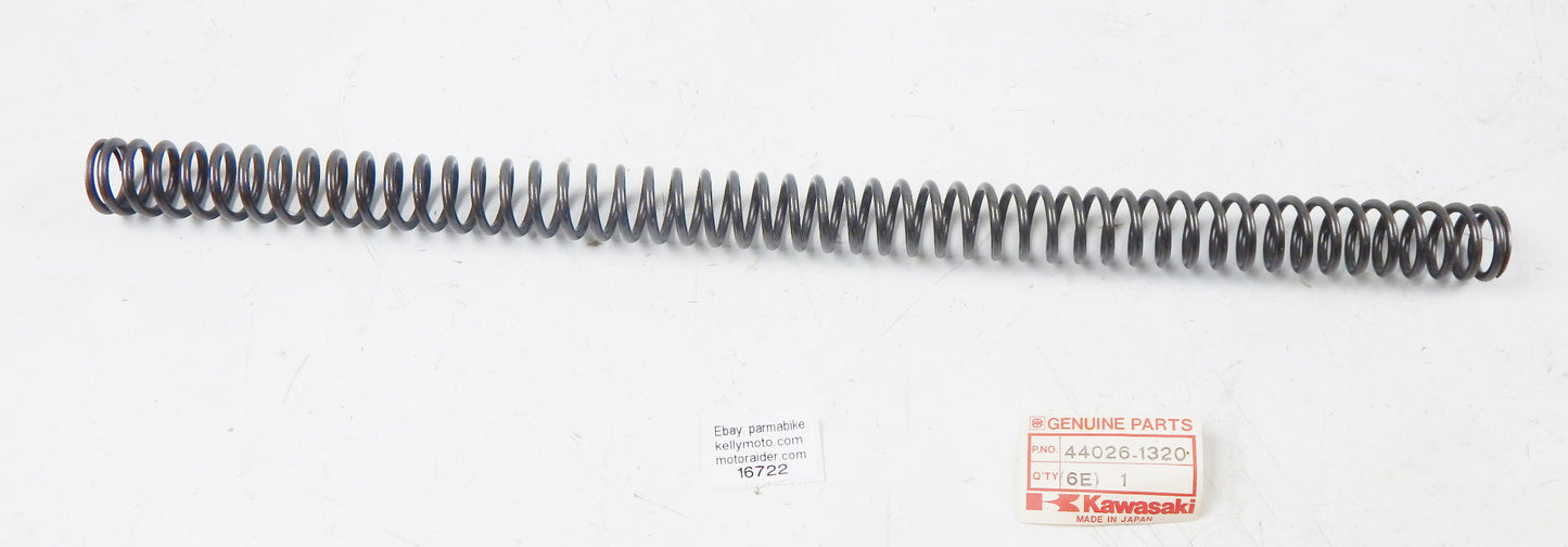 OEM KAWASAKI 1986-1987 KX-80 G1/G2 FRONT FORK SUSPENSION INNER SPRING 44026-1320 - MotoRaider