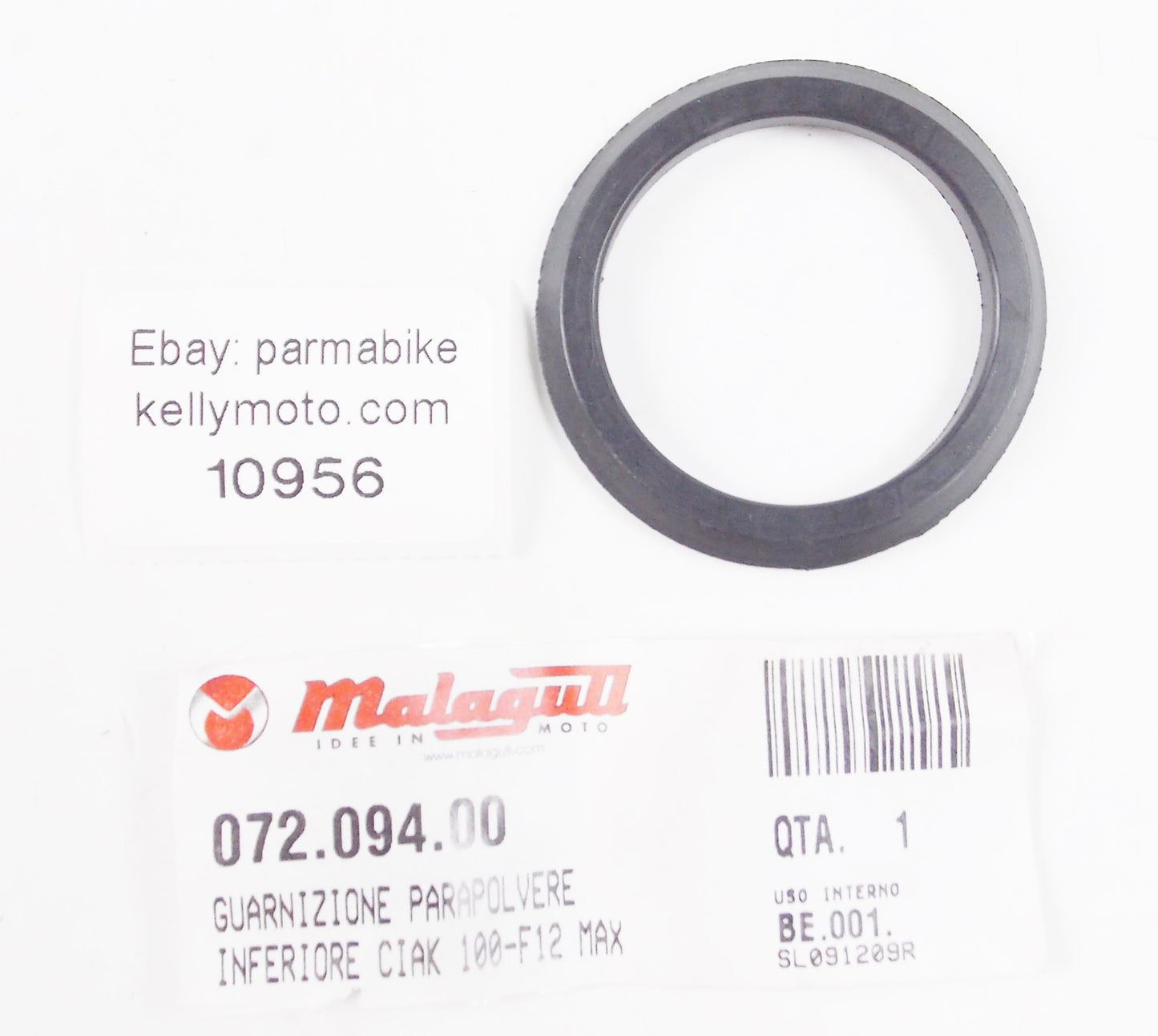 OEM MALAGUTI CENTRO/CIAK/F12 DUST SEAL GASKET FRONT&REAR SUSPENSION | 072.094.00 - MotoRaider
