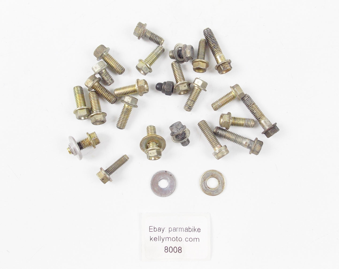 OEM DUCATI 1998 750 MIX ASSORTED BOLTS HARDWARE FRAME CHASSIS - MotoRaider