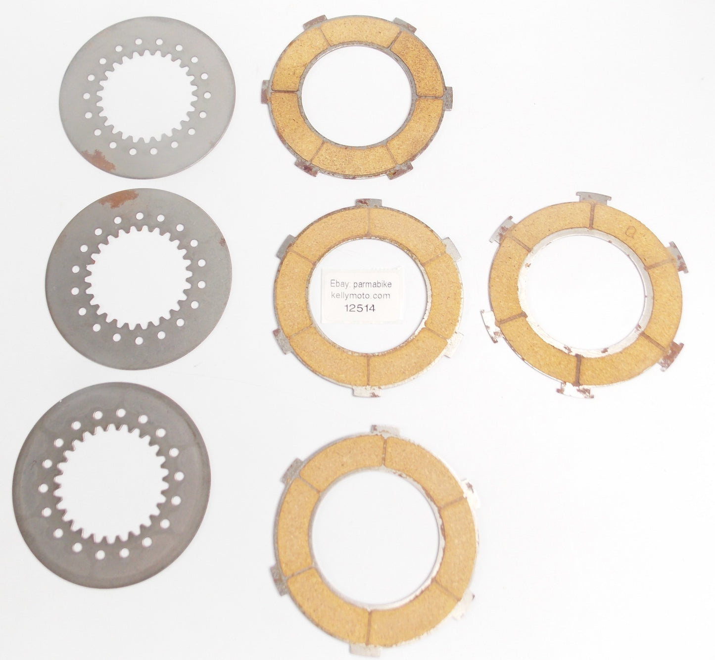 NOS ADIGE VESPA PX 125 PIAGGIO MOTOR CLUTCH PLATE DISCS KIT - MotoRaider