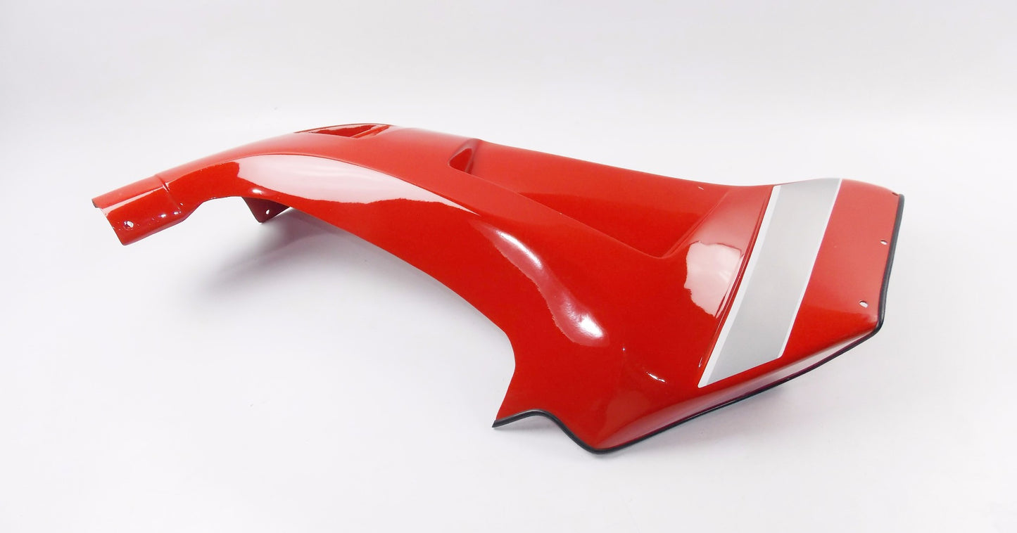 NOS OEM CAGIVA 1985 ALAZZURRA 650 LH FRONT FAIRING RED FIBER GLASS 036399720 - MotoRaider