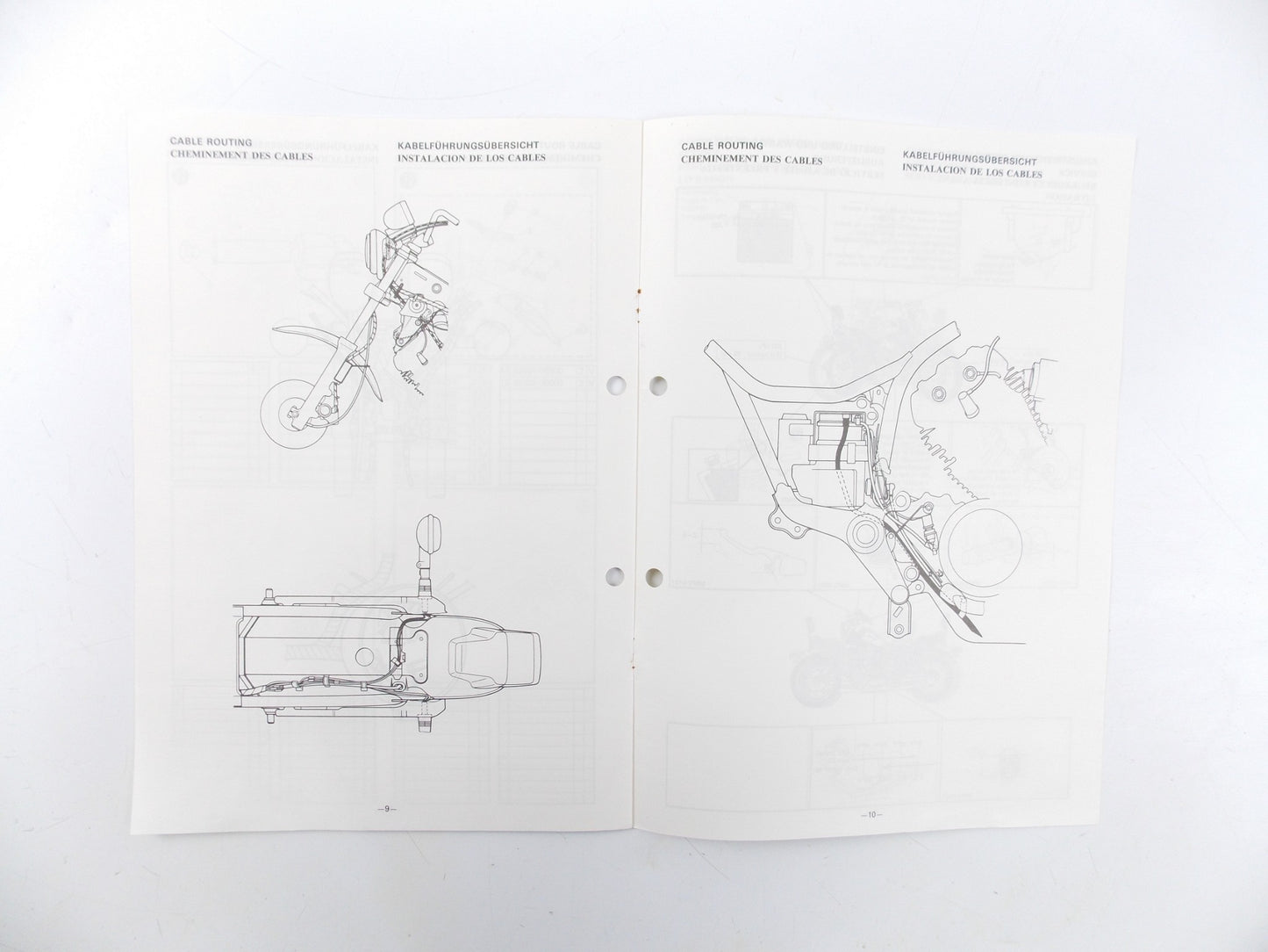 OEM YAMAHA 1989 XV1100 ASSEMBLY MANUAL ENGLISH, ITALIAN, GERMAN 3EF-28107-W0 - MotoRaider