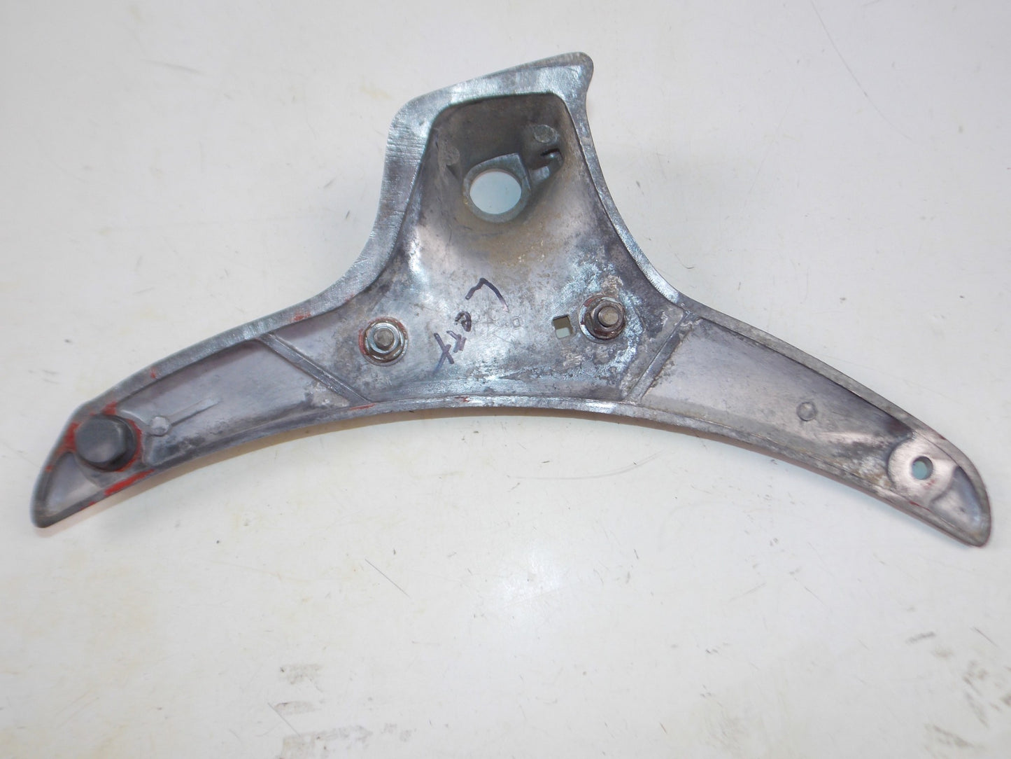 1960's HONDA CA 150 DREAM LEFT REAR SHOCK FENDER BRACKET BRACE MOUNT - MotoRaider