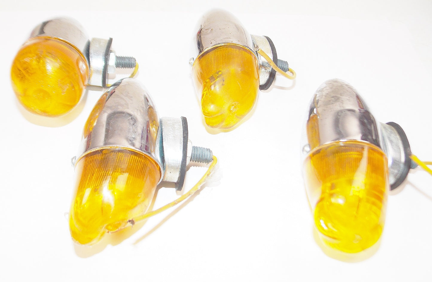 BULLET TURN SIGNAL FLASHER INDICATOR 6V/10W KAWASAKI HONDA YAMAHA INDIAN HARLEY - MotoRaider