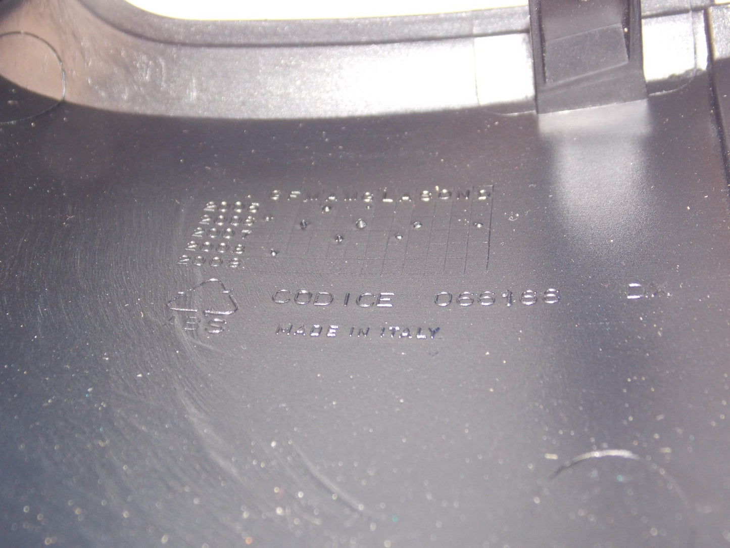 NOS OEM MALAGUTI PASSWORD 250 BLU HEMISPHERE FAIRING SHIELD COVER DX 066.166.68 - MotoRaider