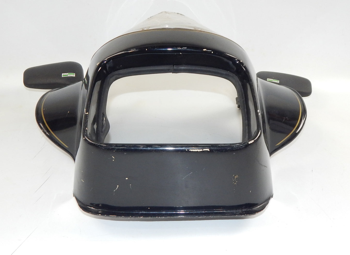 IC ITALCASCHI UNIVERSAL FIBERGLASS FAIRING COWLING BLACK YAMAHA LAVERDA GUZZI - MotoRaider
