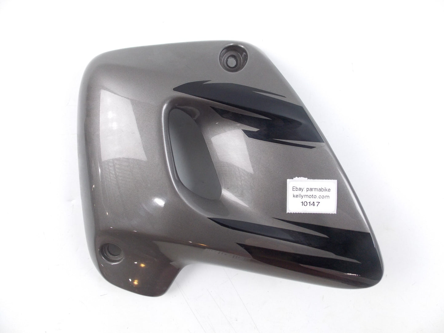 OEM 1994-2003 HONDA CB500 FRONT FAIRING LEFT PANEL DARK GRAY 19040-MY5A-0100 - MotoRaider