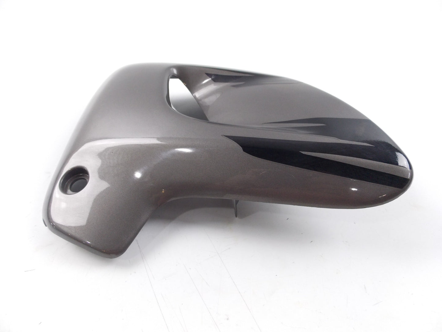 OEM 1994-2003 HONDA CB500 FRONT FAIRING LEFT PANEL DARK GRAY 19040-MY5A-0100 - MotoRaider