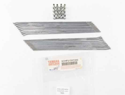 NOS OEM 1993-2004 YAMAHA TT600 FRONT WHEEL 18 SPOKES AND 16 NIPPLES  5CHF5104100 - MotoRaider