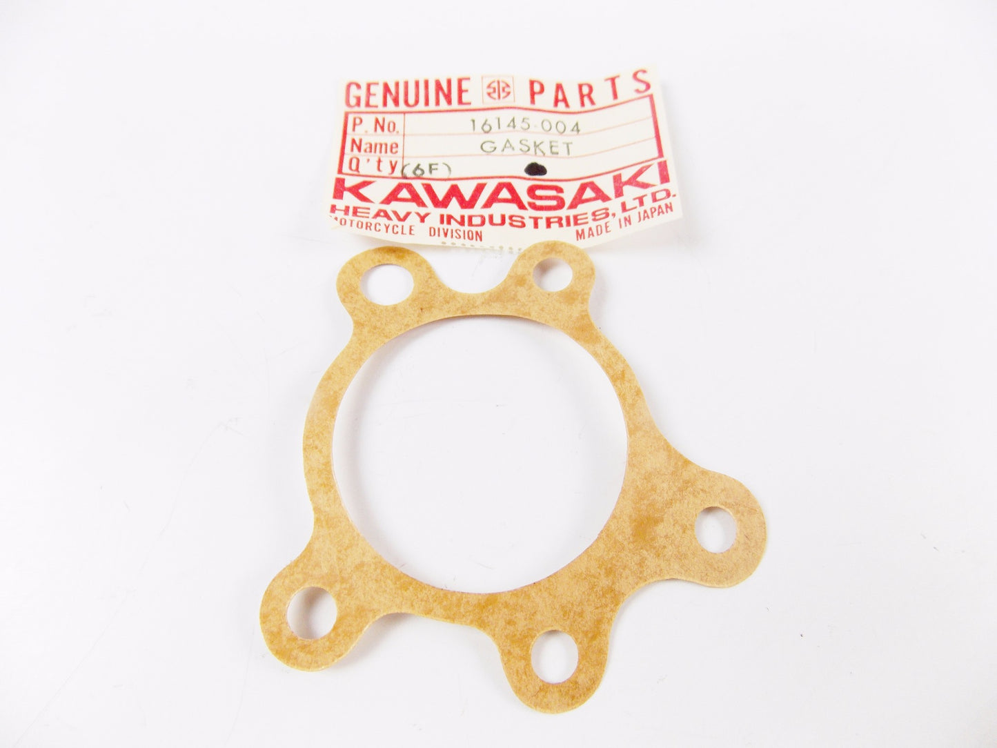 NOS OEM KAWASAKI 1977-1997 KZ ZL ZN ZR ZX KZ750 OIL PUMP COVER GASKET 16145-004 - MotoRaider