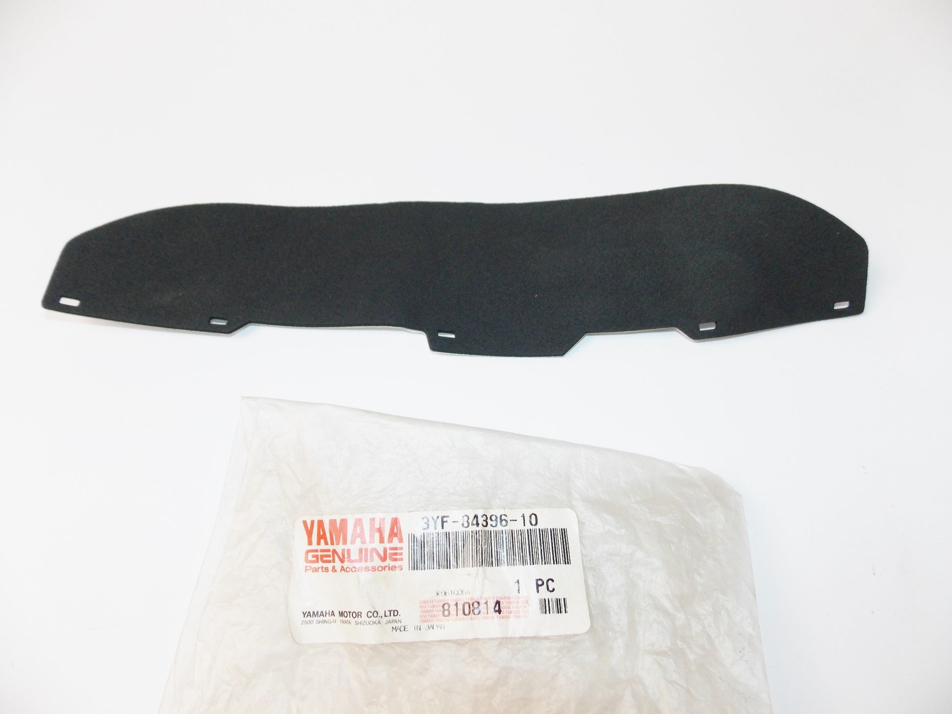 NOS OEM 1990-1994 YAMAHA XTZ660 UPPER HEADLIGTH LID COVER 3YF-84396-10 - MotoRaider