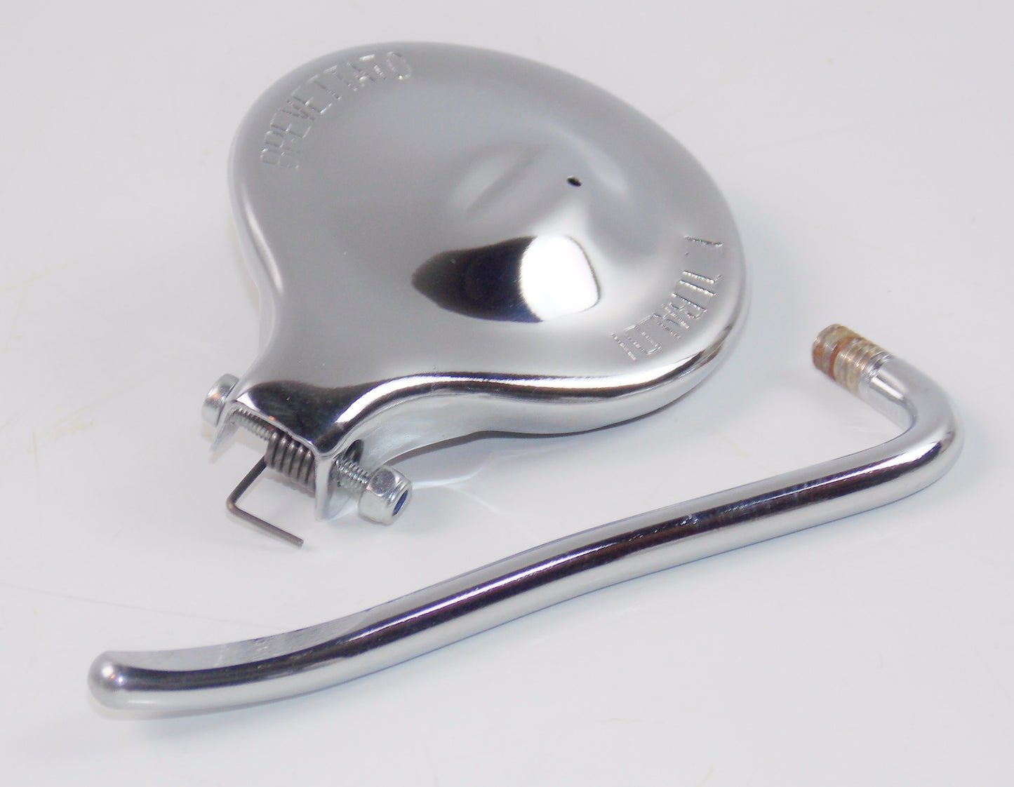 1950's TEBALDI GAS FUEL TANK CAP QUICK RELEASE LID GUZZI DUCATI CAFE SCRAMBLER - MotoRaider